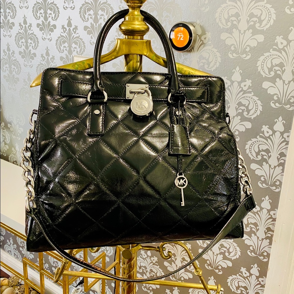 New Michael Kors patent leather jet set